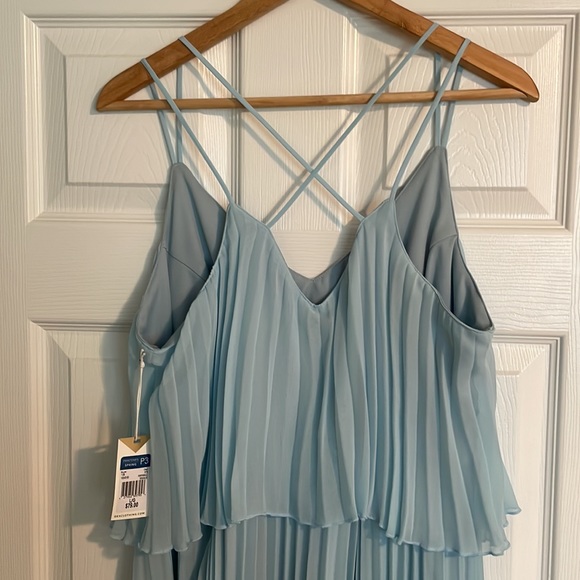 Sky Blue Cocktail Dress - Picture 3 of 4